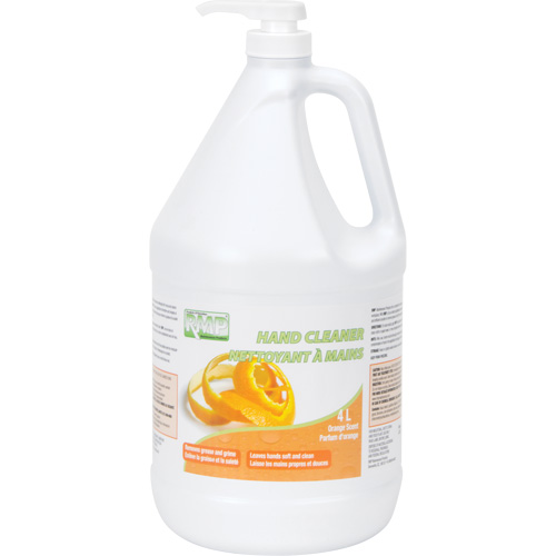 Nettoyant pour les mains &agrave; l'orange, Cr&egrave;me, 4 L, Cruche, Orange NRZ Safety Inc.