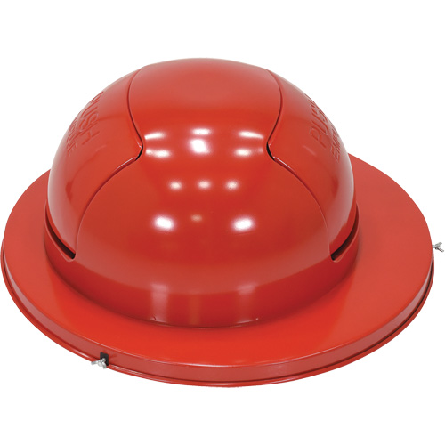 Drum Waste Disposal Top, Dome Lid, Metal, Fits Container Size: 23-1/2" Dia. NRZ Safety Inc.