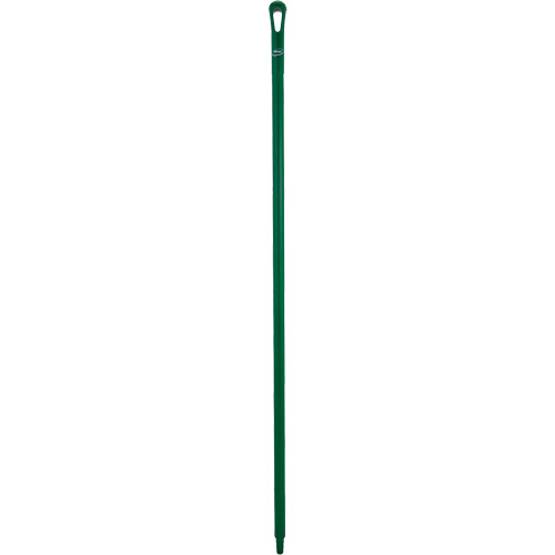 Ultra Hygiene Handle, Broom/Scraper/Squeegee, Green, Ergonomic, 59" L NRZ Safety Inc.