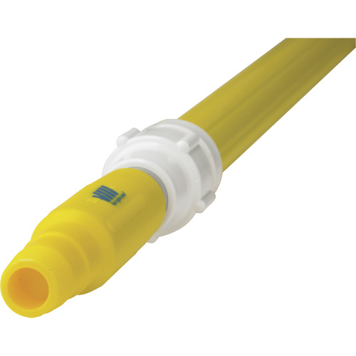 Manche de brosse pour plateforme, Brosse/Support &agrave; tampon, Jaune, T&eacute;lescopique, 62"-113" lo NRZ Safety Inc.