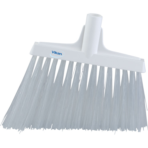 Angle Broom Head, X-Coarse Bristles, 12", Polyester, White NRZ Safety Inc.