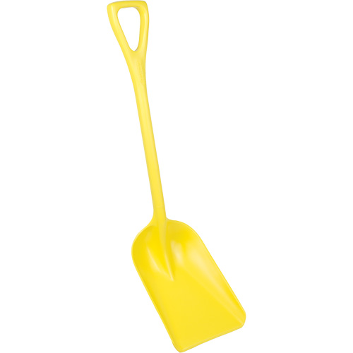 Pelle hygi&eacute;nique monopi&egrave;ce, Lame 10" x 6", Longueur de 37-1/2", Plastique, Jaune NRZ Safety Inc.