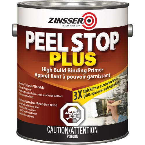 Peel Stop&reg; Plus High Build Binding Primer, 3.78 L, Gallon, White NRZ Safety Inc.