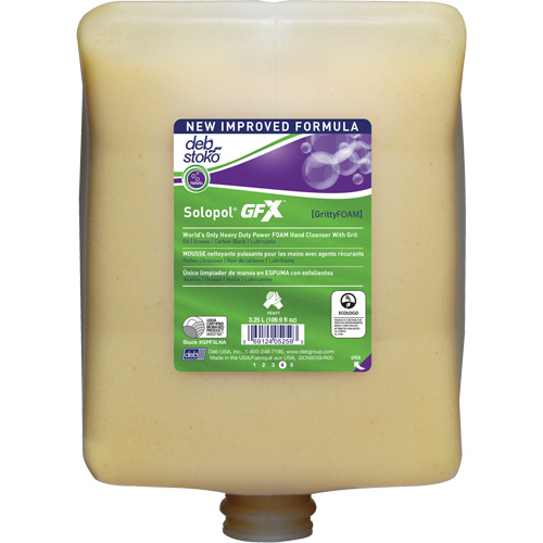 Nettoyant &agrave; mains Solopol GFX, Liquide, 3,25 L, Cartouche en plastique, Parfum&eacute; NRZ Safety Inc.
