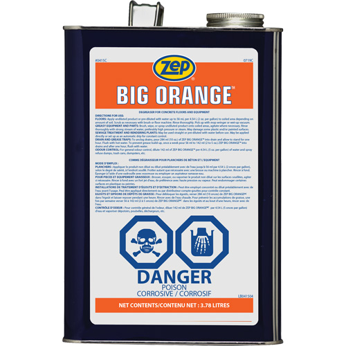 Big Orange Citrus Industrial Degreaser, 3.78 L NRZ Safety Inc.