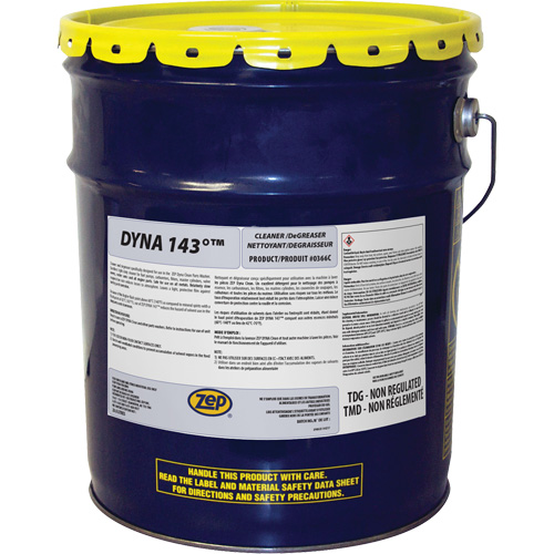 D&eacute;graissant pour laveuse de pi&egrave;ces & nettoyant de r&eacute;servoir froid Dyna 143, Seau NRZ Safety Inc.