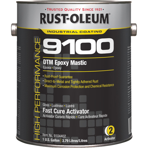 Activateur pour s&eacute;chage rapide pour mastic &eacute;poxy DTM du syst&egrave;me 9100, Gallon NRZ Safety Inc.