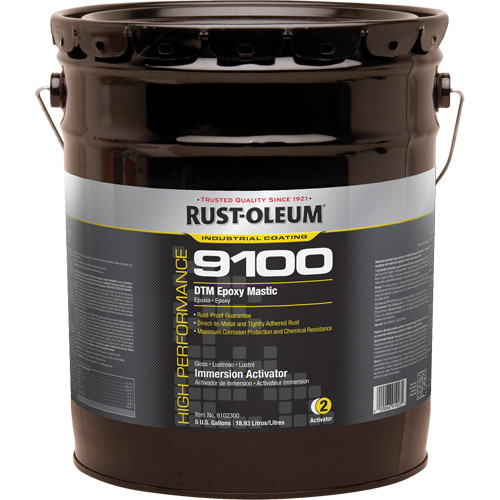9100 System DTM Epoxy Mastic Immersion Activator, 5 gal., Pail NRZ Safety Inc.