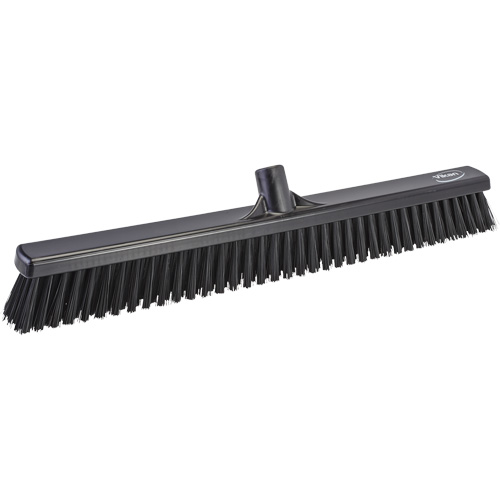 T&ecirc;te de balai-brosse &agrave; soies combin&eacute;es, Crins Cors&eacute;/Fin, 24", Polyester, Noir NRZ Safety Inc.