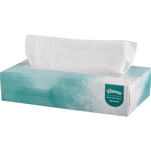 Papiers-mouchoirs Naturals de Kleenex, 2 pli, 8,4" lo x 8" la, 125 feuilles/boîte NRZ Safety Inc.
