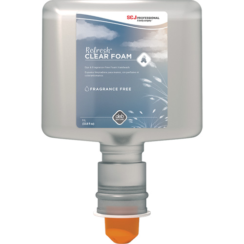 Savon transparent pour les mains Refresh, Mousse, 1,2 L, Sans parfum NRZ Safety Inc.