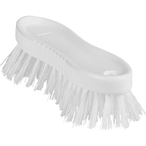 ColorCore Hand Brush, Stiff Bristles, 6" Long, White NRZ Safety Inc.