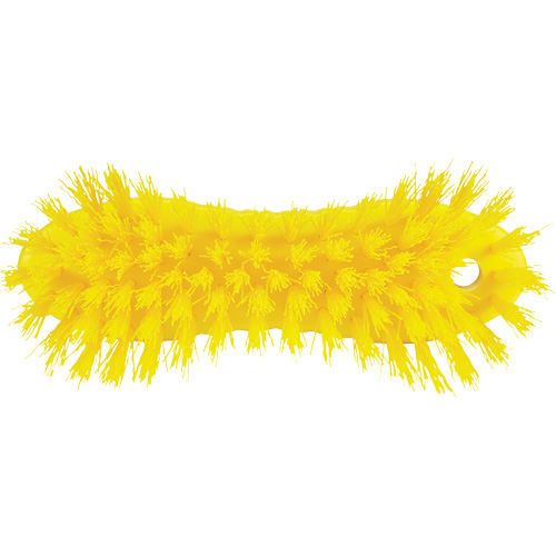 ColorCore Hand Brush, Stiff Bristles, 6" Long, Yellow NRZ Safety Inc.