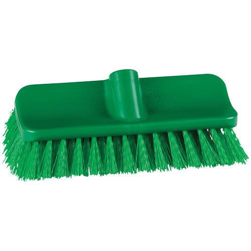 Brosse &agrave; angle double ColorCore pour surfaces hautes et basses, Soies Ferme, Longueur de 10", Vert NRZ Safety Inc.