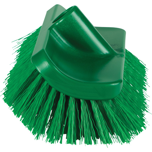 Brosse &agrave; angle double ColorCore pour surfaces hautes et basses, Soies Ferme, Longueur de 10", Vert NRZ Safety Inc.