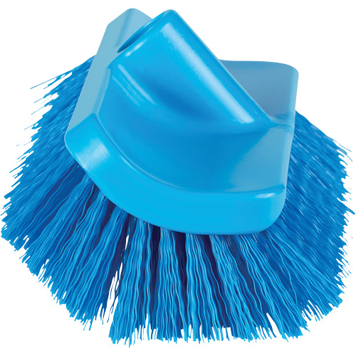 Brosse &agrave; angle double ColorCore pour surfaces hautes et basses, Soies Ferme, Longueur de 10", Bleu NRZ Safety Inc.