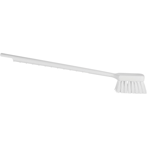 ColorCore Long Handle Brush, Stiff Bristles, 20" Long, White NRZ Safety Inc.