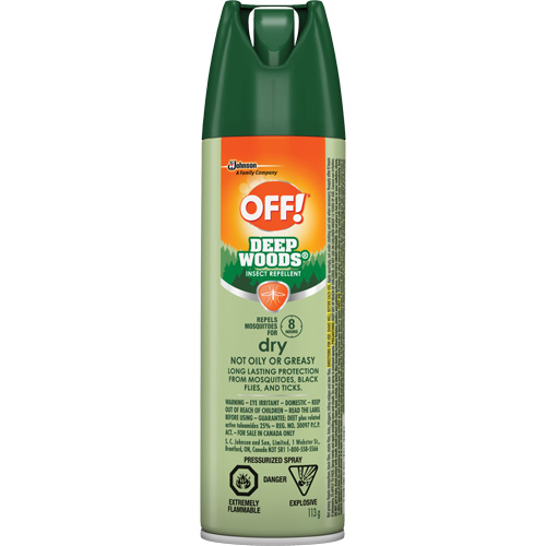 Insectifuge Off! R&eacute;gions sauvages, DEET &agrave; 25 %, A&eacute;rosol, 113 g NRZ Safety Inc.
