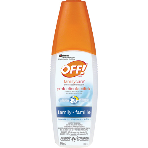 Insectifuge Off! Protection familiale &agrave; parfum de Vague d&eacute;t&eacute;, DEET &agrave; 7 %, Vaporisateur, 175 ml NRZ Safety Inc.