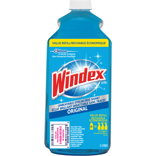 Windex&reg; Glass Cleaner Refill, 2 L, Bottle NRZ Safety Inc.