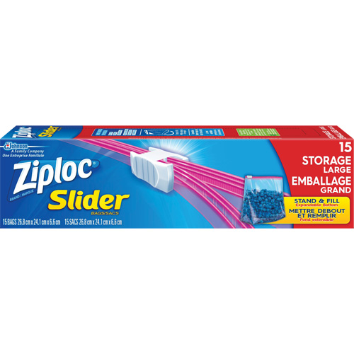 Ziploc&reg; Slider Freezer Bags NRZ Safety Inc.