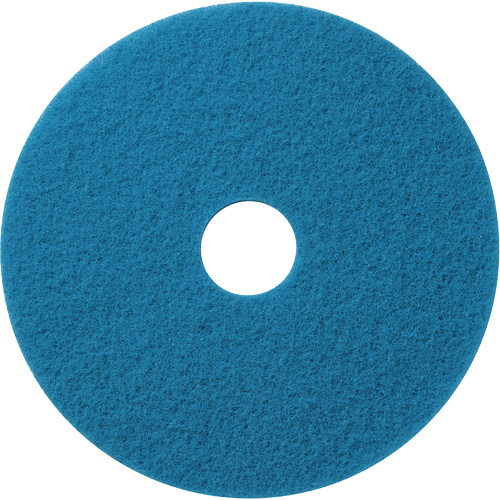 Floor Pads, 12", Cleaning/Scrubbing, Blue NRZ Safety Inc.