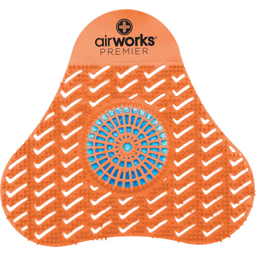 Tamis d'urinoir avec bloc d&eacute;sodorisant AirWorks NRZ Safety Inc.