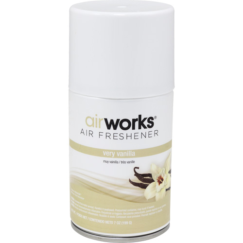 AirWorks&reg; Metered Air Fresheners, Very Vanilla, Aerosol Can NRZ Safety Inc.