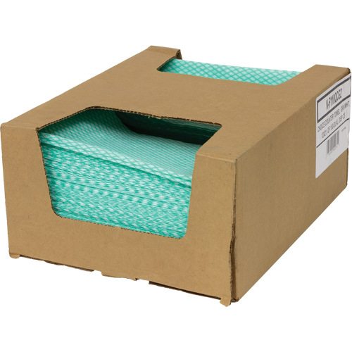 Chiffons de choix pour comptoir SaniWorks, Vert/Blanc NRZ Safety Inc.