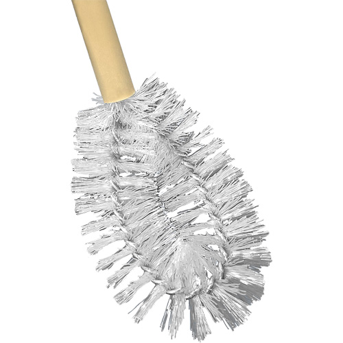 Brosse &agrave; cuvettes HD &agrave; broche torsad&eacute;e, 20" l, Soies Polypropyl&egrave;ne, Jaune NRZ Safety Inc.