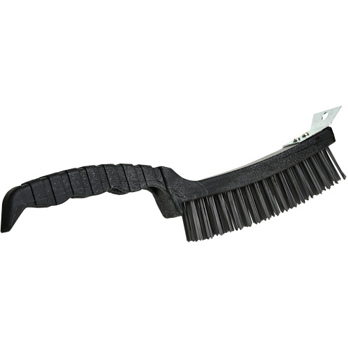 Brosse, Acier, 4 x 17 rangs de fils, Longueur 12" NRZ Safety Inc.