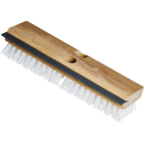 Brosse &agrave; r&eacute;curer utilitaire avec raclette, 11" l, Soies Polypropyl&egrave;ne, Blanc NRZ Safety Inc.