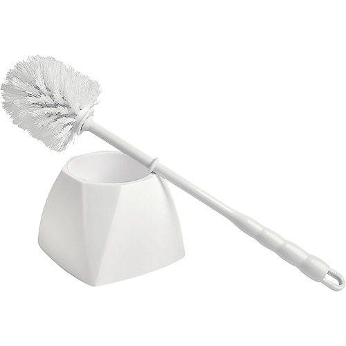 Brosse &agrave; cuvettes avec coupelle, 15-1/2" l, Soies Polypropyl&egrave;ne, Blanc NRZ Safety Inc.