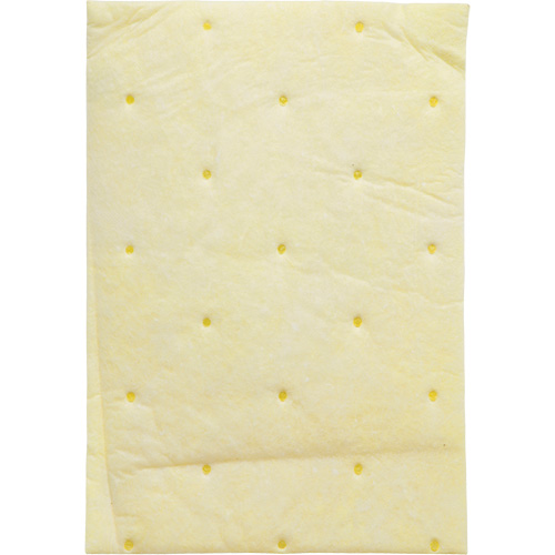 High Capacity Chemical Sorbent Pad, Hazmat, 14.5" x 9.25", 26.3 gal Absorbancy NRZ Safety Inc.