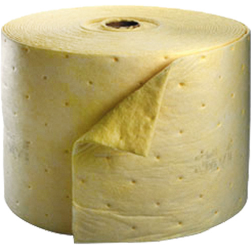 Chemical Sorbent Roll, Heavyweight, 150' L x 15.25" W, 35.9 gal Absorbancy NRZ Safety Inc.