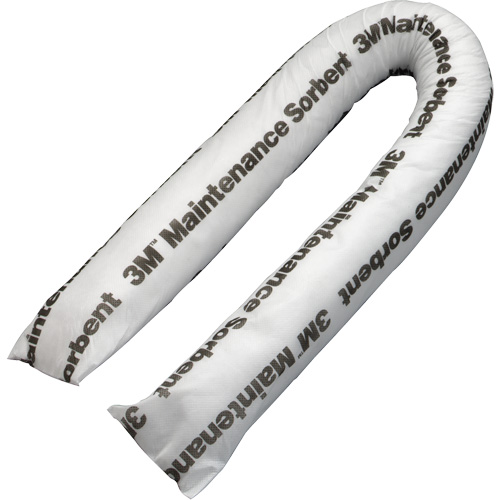 Maintenance Sorbent Mini-Boom, Universal, 4' L x 3" W, 15.6 gal Absorbancy NRZ Safety Inc.