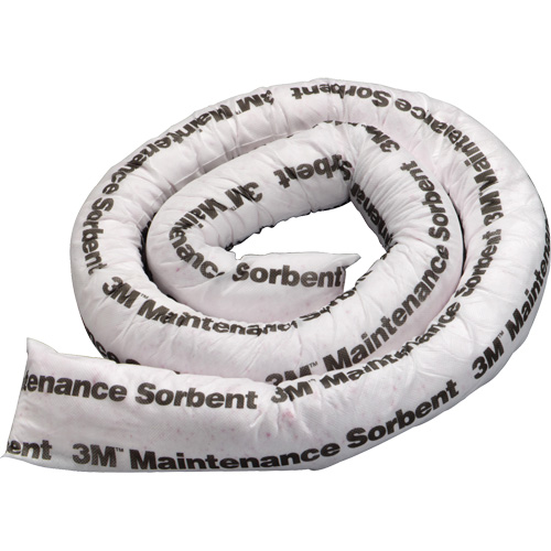 Maintenance Sorbent Mini-Boom, Universal, 8' L x 3" W, 15.6 gal Absorbancy NRZ Safety Inc.