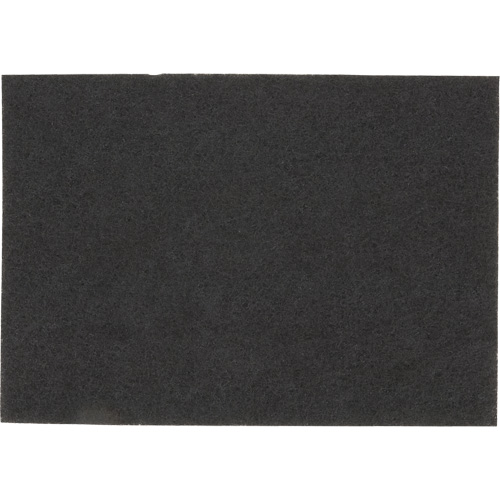 Tampon pour planchers, 14" x 28", D&eacute;capant, Noir NRZ Safety Inc.