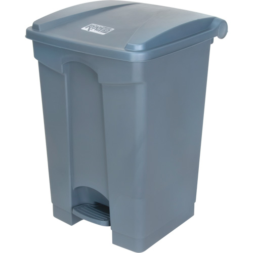 Poubelle &agrave; p&eacute;dale, Plastique, Capacit&eacute; 12 gal. US NRZ Safety Inc.