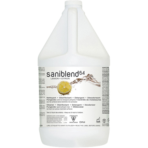 SaniBlend 64 Disinfectant Cleaner, 4 L, Jug NRZ Safety Inc.