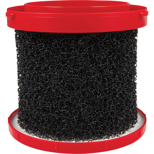 Wet Vacuum Filter, Foam, Fits 1.6 - 2.5 US gal. NRZ Safety Inc.