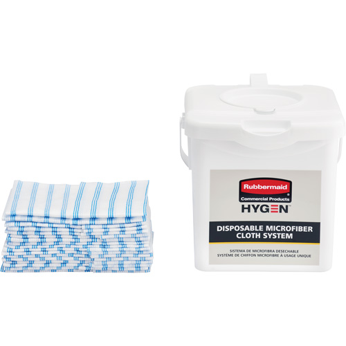 Microfibre Cloth Charging Bucket, White NRZ Safety Inc.