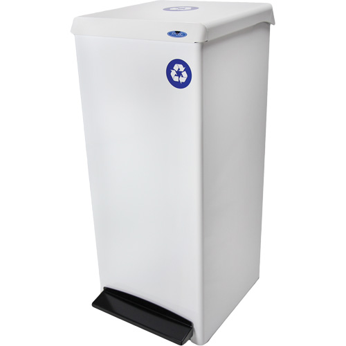 Foot Operated Waste Receptacle, Steel, 25 US gal. NRZ Safety Inc.
