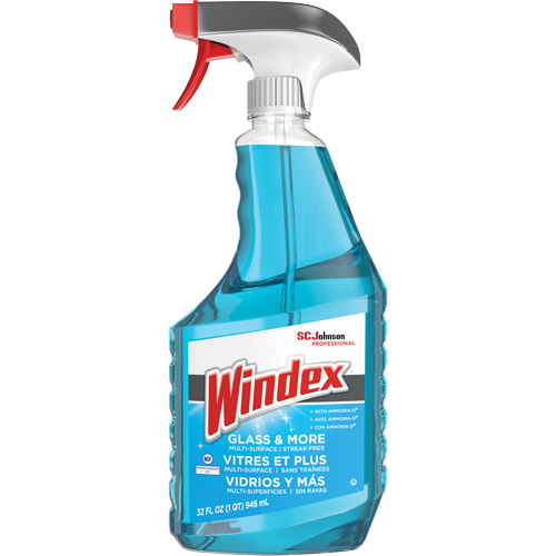 Nettoyant pour verre Windex avec Ammonia-D, 32 oz liq., Bouteille &agrave; g&acirc;chette NRZ Safety Inc.