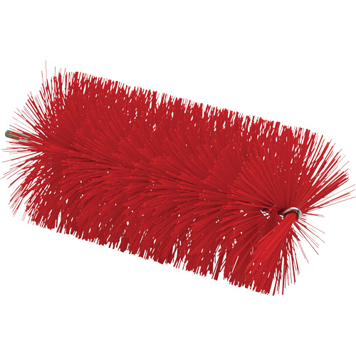 Brosse de 3,5" pour manche &agrave; tige flexible, Soies Moyen, Longueur de 7-7/10", Rouge NRZ Safety Inc.