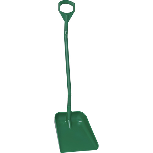 Pelle ergonomique &agrave; grande lame, Longueur de 51", Plastique, Vert NRZ Safety Inc.