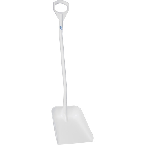 Pelle ergonomique &agrave; grande lame, Longueur de 51", Plastique, Blanc NRZ Safety Inc.