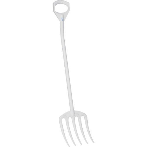 Fourche hygi&eacute;nique, Longueur de 49", Plastique, Blanc NRZ Safety Inc.