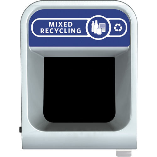 Configure Mixed Recycling Waste Container, Bulk/Curbside/Deskside, Steel, 33 US gal. NRZ Safety Inc.