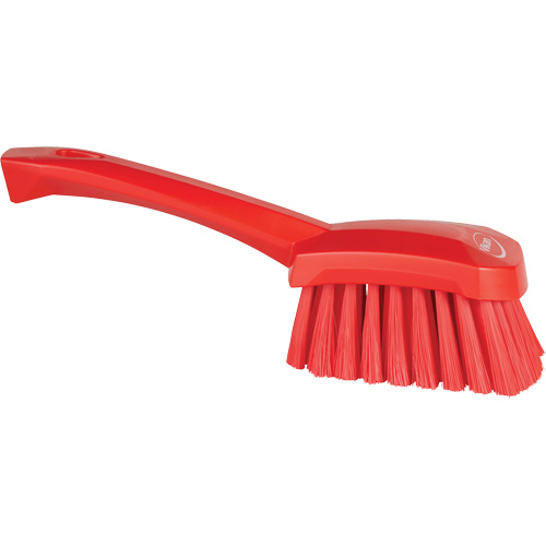 Brosse &agrave; r&eacute;curer avec manche court, Soies Doux, Longueur de 10-1/2", Rouge NRZ Safety Inc.